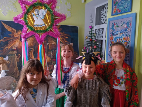 Щедрівки співали й калиту кусали