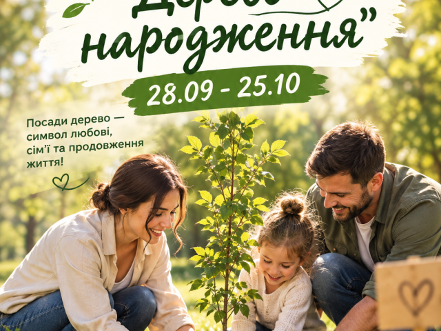 Родинна акція "Дерево народження"