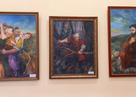 Виставка мистецької родини Каніборів: «З «Енеїдою» в житті та по всіх дорогах»