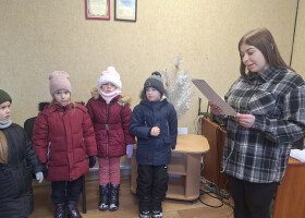 У парку "Перемога" завершився конкурсу на кращу ялинкову прикрасу