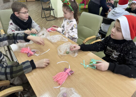 Різдвяний день у бібліотеці