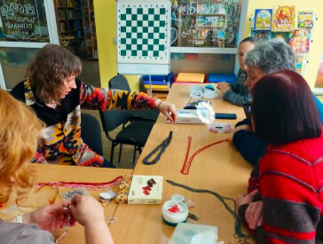 Плетемо багаторядне намисто