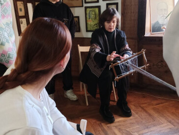 Майстер-клас «Янгол у техніці килимарства»