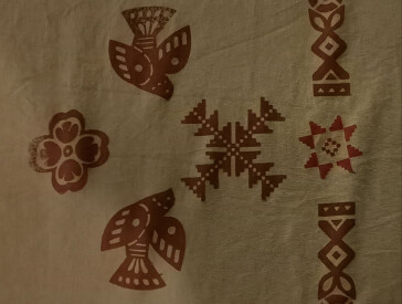 Майстер-клас із вибійки (новорічні орнаменти)