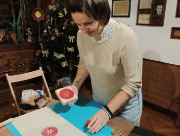 Майстер-клас із вибійки (новорічні орнаменти)