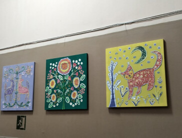 Виставка дитячих творчих робіт «Даруємо тепло усім людям на добро»