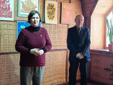 Відкриття виставки Євгена Івановича Пілюгіна «Витинанки»