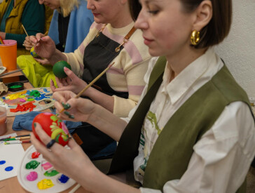 Майстер клас в рамках участі у міжрегіональній ініціативі «Великодній оберіг єдності»