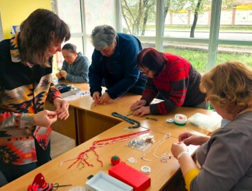 Плетемо багаторядне намисто