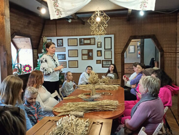 Майстер-клас із виготовлення різдвяного Дідуха