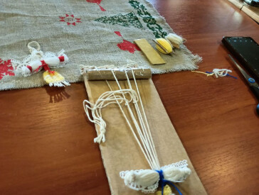 Майстер-клас «Янгол у техніці килимарства»