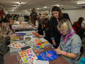 Майстер клас в рамках участі у міжрегіональній ініціативі «Великодній оберіг єдності»