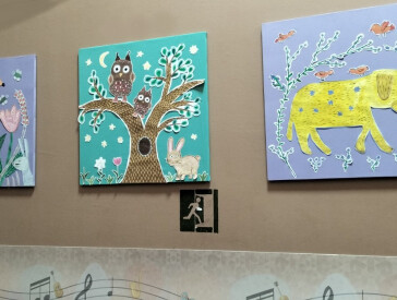 Виставка дитячих творчих робіт «Даруємо тепло усім людям на добро»