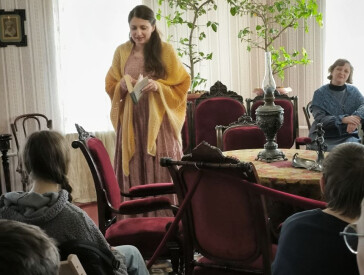 Перформанс «Коли література говорить по-справжньому: Панас Мирний» до Дня письменника