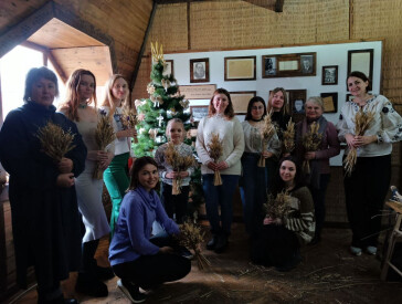 Майстер-клас із виготовлення різдвяного Дідуха