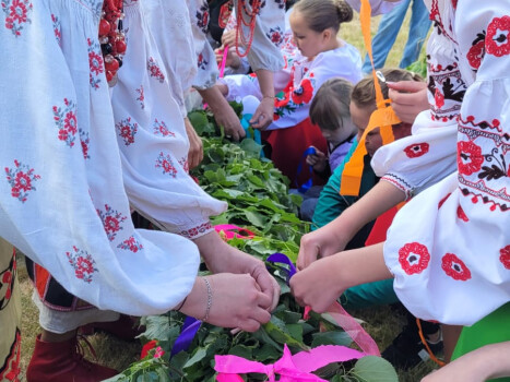 Жива традиція Зелених свят: творча делегація ЦКД представила традиції громади на етнофесті
