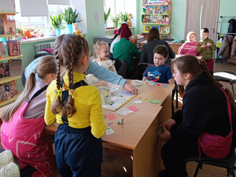 Бібліотечний простір для розвитку й спілкування взимку