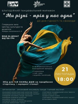 Щорічний благодійний марафон у ЦКД підхоплює акцію закладів культури "Тепла хвиля"